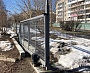 Изготовление и монтаж откатных ворот из 3Д сетки для школы №24, г. Краснотурьинск