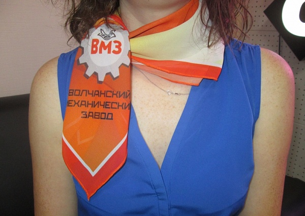 Шейный платок в фирменном стиле ВМЗ г. Волчанск