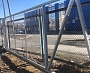 Изготовление и монтаж откатных ворот из 3Д сетки для школы №1, г. Краснотурьинск