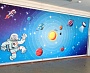 Изготовление и монтаж панно "Космос", в школе №19, Краснотурьинск