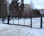 Изготовление и монтаж откатных ворот и калитки из 3Д сетки для школы №19, г. Краснотурьинск