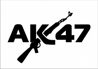 Наклейка АК 47