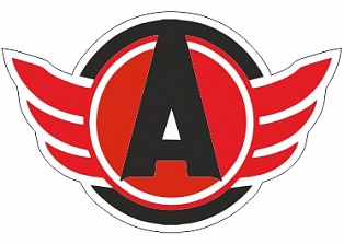 Наклейка на авто "Хоккейный клуб Автомобилист логотип"