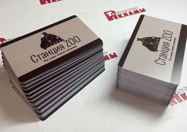 Изготовление дисконтных карт для магазина "Станция ZOO", Краснотурьинск