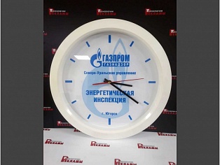 Часы с логотипом Газпром
